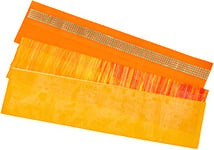 Pracht Creatives Hobby 7074-20075 Mix Or, 3 Demi-plaques, env. 200 x 50 x 0, Bande de Cire, pour Modeler et décorer des Bougies, Orange-Tone Gold, 200 x 100 x 0,5 mm