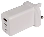 GaN 65W Super Fast Charger USB-C Type Plug Adapter For Iphone, Samsung Phones