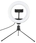 Clas Ohlson Ringlight mobil med tripod LED 8 tum