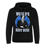 Hybris World's Best Boss Epic Hoodie Herr (Black,L)