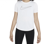 NIKE DriFIT One Tee White Girls (Storlek: XL)