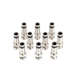 BNC Compression Connector RG6, Ancable 10-Pack BNC Cable Connectors, for Coaxial Cable, SDI, HD SDI CCTV, video camera systems and surveillance camera installation