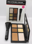 4 X FREEDOM PRO CREAM STROBE AND CONTOUR PALETTE WITH BRUSH - CREAM FORMULA