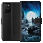 Samsung Galaxy S10 Lite Svart Plånboksfodral Varjar på natten