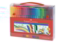 Faber-Castell CONNECTOR - fiberspetspenna - sorterade intensiva färger (paket om 60)