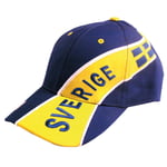 Nordic Souvenir Sverige Flagga Keps Stripe