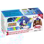 Sonic Chokladägg med Överraskning 3-pack