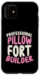 iPhone 11 Professional Pillow Fort Builder Cute Back To School Case
