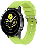 NeatCase compatible with Amazfit GTR 42mm / GTS/Bip/Bip Lite Watch Strap, Soft Silicone Replacement Bands (20mm, Lime)