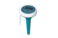 Bestway 58764, Termometer, Blå, Vit, Ovanmarkspool, Inbyggd Pool, Uppblåsbar Pool, Spa Pool, Digital, °C, °F, Batteri, Solar