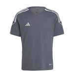 adidas Tränings T-Shirt Tiro 23 League - Grå/Vit Barn, storlek 140 cm