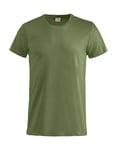 Clique Basic T-skjorte Herre L Oliven Grønn