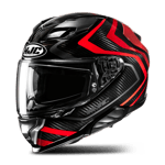 HJC F71 Carbon Integralhjälm Svart-Röd""