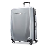 Samsonite Winfield 3 DLX Valise Rigide Extensible, Argenté., Checked-Large 28-inch, Winfield 3 DLX Valise Rigide Extensible