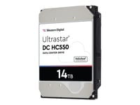 WD Ultrastar DC HC550 - Disque dur - 14 To - interne - 3.5" - SATA 6Gb/s - 7200 tours/min - mémoire tampon : 512 Mo