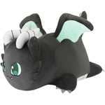Stoppade kattplyschdjur Aphmau Meemeows kattmjuka leksaker, katt mjau mjau mjuk plysch munk hamburgare katt plyschdocka (flyg katt, 9,84 tum)