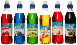 Snowycones | Syrup for Snow Cones and Shaved Ice | Not Slush | Cocktail Flavour Syrups Strawberry/Lemon and Lime/Blue Raspberry/Mango/Passion Fruit/Pink Lemonade 6 Bottles Set 500 ml