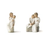 Willow Tree Mother Daughter Figurine & with My Grandmother Figurine