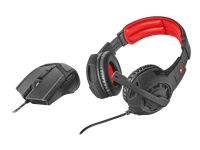 Trust GXT 784 - Gaming - headset - fullstorlek - kabelansluten - med Gaming Mouse