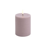 Led Pillar Candle 10 Cm, Light Lavender