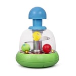 Playkidiz Light & Sound Ball Spinner - Push 'n' Spin Interactive Developmental Toy - Melodies & Lights For Kids - Spin & Pop Fun Ball Popper Toy - 9 Months+