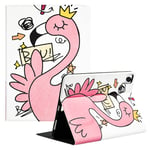 Case for New iPad Pro 11 2021 & 2020 & 2018, Smart Cover Case with Auto Sleep/Wake for Apple iPad Pro 11 Inch,Cute Flamingo Pink