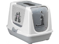 Yarro International Litter Box Trendy Cat in Love White