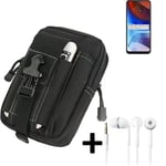 big Holster for Lenovo K13 Note + earphones pouch sleeve belt bag cover case Out