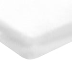 Homemania Feuille avec Coins Two - Double, Couleur Unie - Drap Housse - pour Le Lit - avec Taie d'oreiller Blanc en Coton, 170 X 200cm