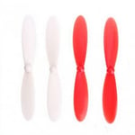 Hubsan X4D Mini Quadcopter Propellors (Red/White)