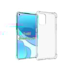 OnePlus 8T Stöttåligt Skal med Förstärkta Hörn Transparent