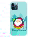 EIDERWOOD iPhone 16 Pro Skal Flexibel Plast - Jul-tema - Merry Christmas - Tecknad Jultomte