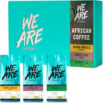 Coffee Ground Coffee Gift Set, 3 X 227G African Espresso Ground Coffee, 100% Ara