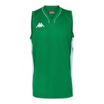 Kappa Cairo Maillot de Basket-Ball Homme, Green, FR : Taille Unique (Taille Fabricant : 12Y)