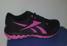 Reebok Fuel Motion Running Shoes Trainers Fitness Gym UK 5 J90518 Black