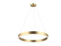 Ljus Prestige Led Midway Guldmetall Pendellampa För Vardagsrum 3000K 35W Över Bordet