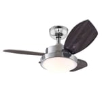 Wengue ceiling fan (Chrom)