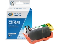 G&amp G G&amp G kompatibelt bläck med CZ109AE, svart, 550s, NP-H-0655BK(HP655, för HP Deskjet Ink Advantage 3525, 5525, 6525, 4615 e-AiO