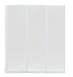 Argos Home 3 - Fold Bath Screen white White