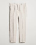 Oscar Jacobson Denz Linen Trousers Off White