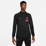 Liverpool Track Jacka Dri-FIT Strike - Svart/Röd - Nike, storlek X-Small