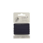 Sibel Elastic Thick Hair Bands 12 stk - Black