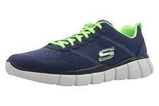 Skechers (SKEES) - Equalizer 2.0- True Balance - Baskets Sportives, homme, bleu (nvlm), taille 49.5 (14 UK)