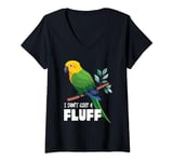 Womens Green Cheek Conure Gifts, I Scream Conure, Conure Parrot V-Neck T-Shirt