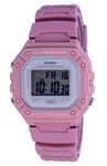 Casio Pink Digital Alarm Chronograph Illuminator W-218HC-4A 50M Womens Watch