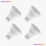 4 x Sylvania 'RefLED ES50' LED Lamps GU10 Cool White 4000K 36° 4.2W Non Dim