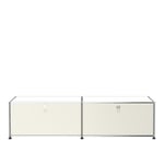 USM - USM Haller 3 TV-bänk Pure White - TV-bänkar - Fritz Haller,Paul Schärer - Vit - Metall