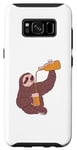 Galaxy S8 Sloth throwing back the beers to no end Case