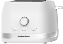 Hamilton Beach Ella 2 Slice Matte White Toaster