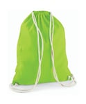 Westford Mill Cotton Gymsack - Lime Green - One Size